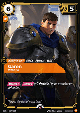 Garen, Rugged OGNX-007 Rare Englisch
