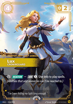 Lux, Crownguard OGNX-014 Epic Englisch