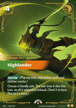 Highlander OGNX-020 Epic Englisch