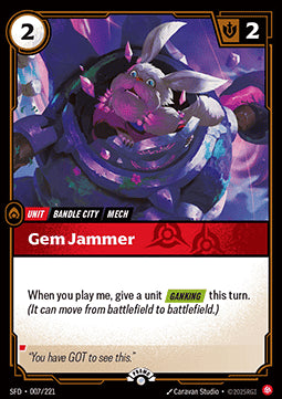 Gem Jammer SFDX-007 Common Englisch