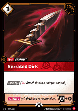 Serrated Dirk SFDX-009 Common Englisch