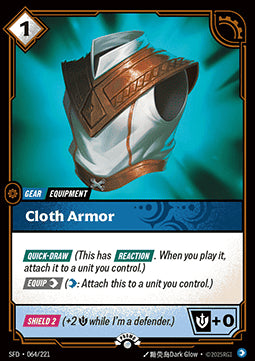 Cloth Armor SFDX-064 Common Englisch