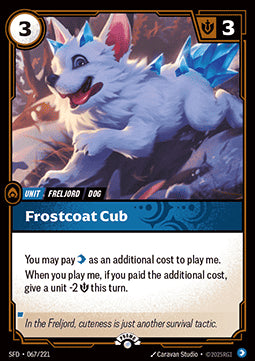 Frostcoat Cub SFDX-067 Common Englisch