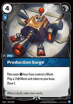 Production Surge SFDX-076 Uncommon Englisch