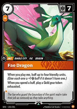 Fae Dragon SFDX-101 Uncommon Englisch