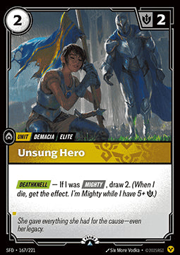 Unsung Hero SFDX-167 Uncommon Englisch