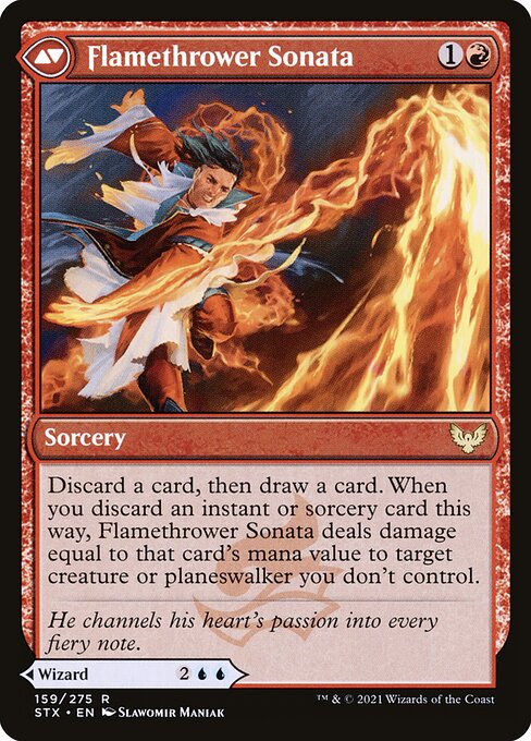 Torrent Sculptor // Flamethrower Sonata - Back Face