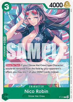 Nico Robin (P-111) (V.1) P Promo Englisch