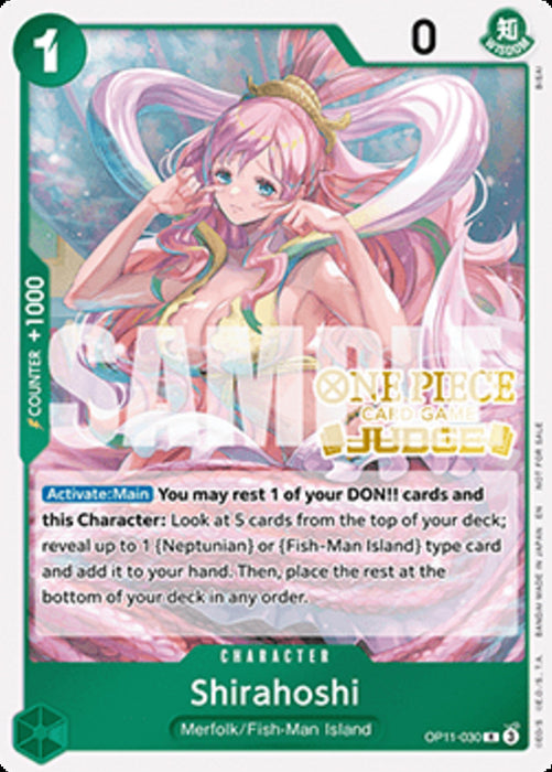Shirahoshi (OP11-030) (V.1) UP Rare Englisch