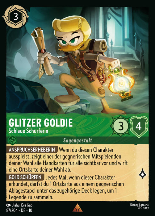 Glitzer Goldie - Schlaue Schürferin 10WHI-087 Rare Deutsch