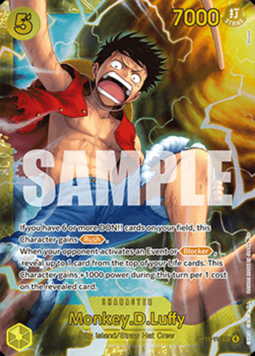 Monkey.D.Luffy (OP15-119) (V.1) OP15 Secret Rare Englisch