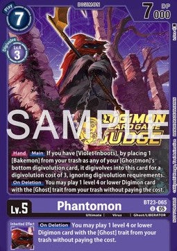Phantomon (BT23-065) JP Alternative Art Englisch