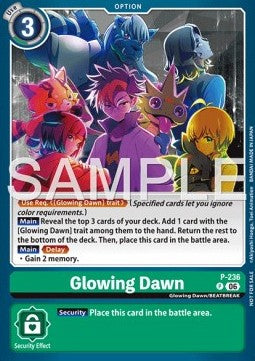 Glowing Dawn (P-236) P Promo Englisch