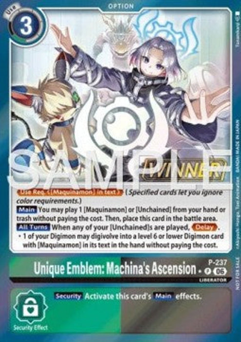 Unique Emblem: Machina's Ascension (P-237) OTPE Alternative Art Englisch