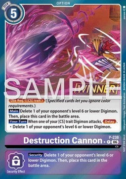 Destruction Cannon (P-238) OTPE Alternative Art Englisch