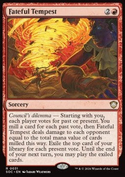 Fateful Tempest SOC-31 Rare Deutsch