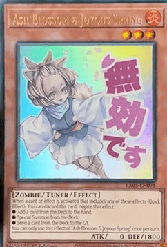 Ash Blossom & Joyous Spring (V.1) RA05-EN091 Ultra Rare Englisch