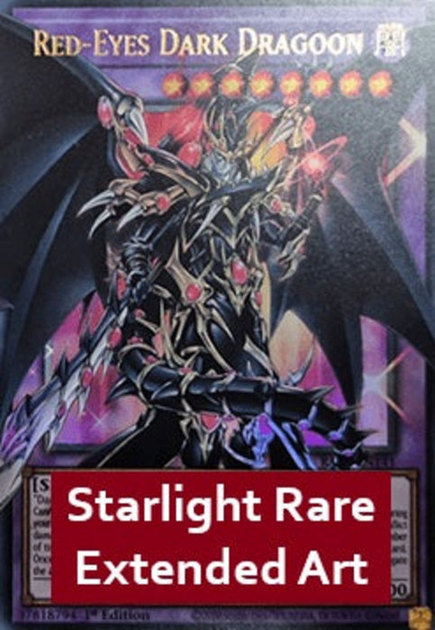 Rotäugiger dunkler Dragoner (V.2) RA05-DE141 Starlight Rare Deutsch