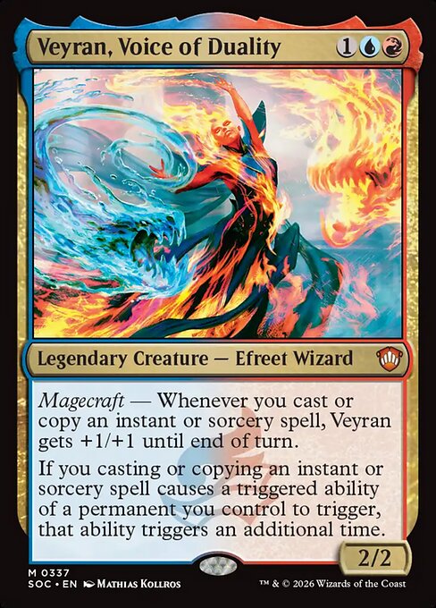Veyran, Voice of Duality SOC-337 Mythic Englisch