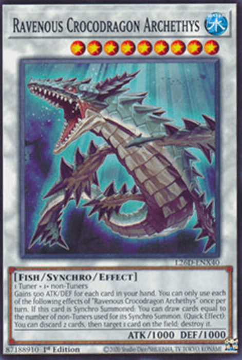 Gefräßiger Krokodrache Archethys L26D-DEX40 Common Deutsch