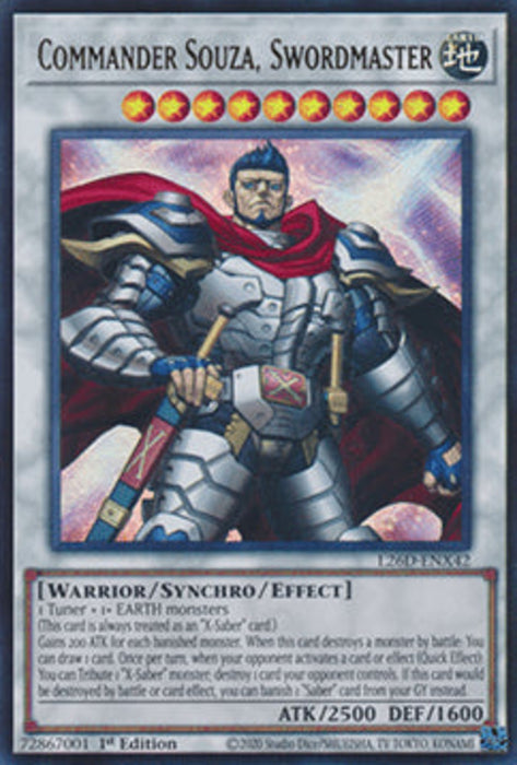 Kommandant Souza, Schwertmeister (V.1) L26D-DEX42 Ultra Rare Deutsch