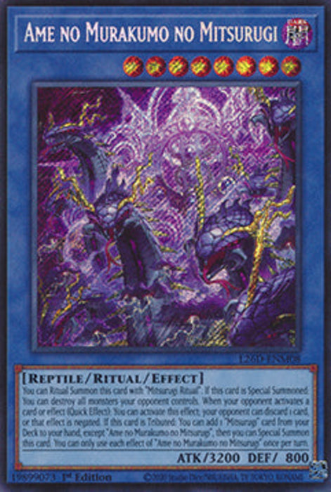 Ame no Murakumo no Mitsurugi (V.2) L26D-ENM08 Secret Rare Englisch