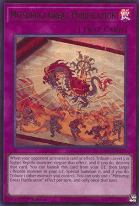 Mitsurugi Great Purification L26D-ENM20 Ultra Rare Englisch