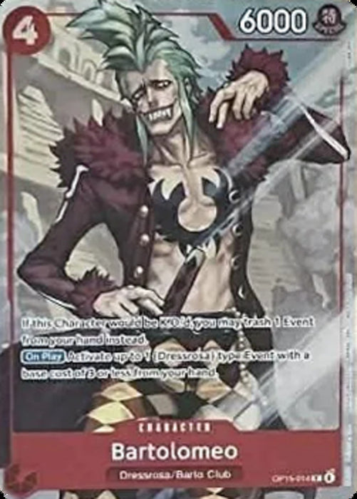 Bartolomeo (OP15-014) UP Rare Englisch