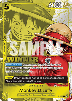 Monkey.D.Luffy (P-106) (V.1) STP Promo Englisch