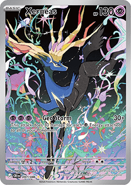 Xerneas CRI-091 Illustration Rare Englisch