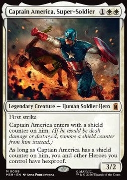 Captain America, Super-Soldier MSH-9 Mythic Englisch