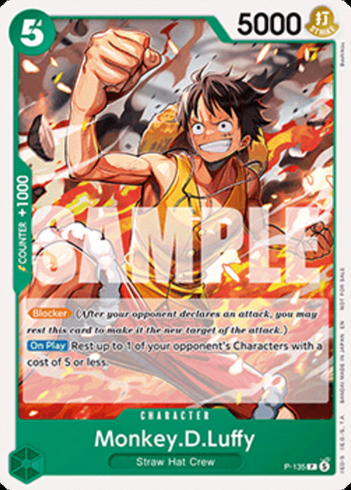 Monkey.D.Luffy (P-135) (V.1) P Promo Englisch