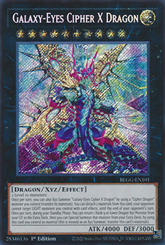 Galaxieaugen-Cipher-X-Drache BLGG-DE101 Secret Rare Deutsch