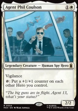 Agent Phil Coulson MSH-4 Rare Englisch