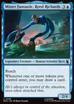 Mister Fantastic, Reed Richards MSH-66 Uncommon Deutsch