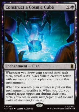 Construct a Cosmic Cube MSH-90 Rare Englisch
