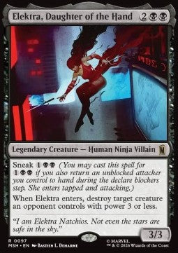 Elektra, Daughter of the Hand MSH-97 Rare Englisch