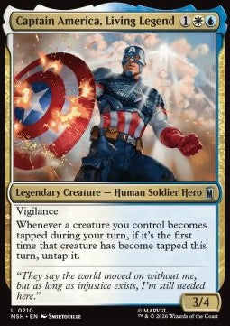 Captain America, Living Legend MSH-210 Uncommon Deutsch