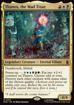 Thanos, the Mad Titan MSH-233 Mythic Englisch