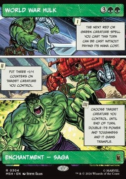 World War Hulk XMSH-304 Rare Englisch