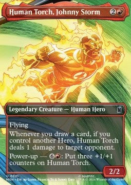 Human Torch, Johnny Storm XMSH-321 Uncommon Englisch