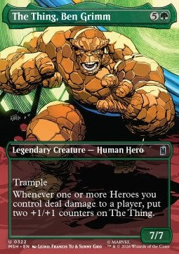 The Thing, Ben Grimm XMSH-322 Uncommon Englisch