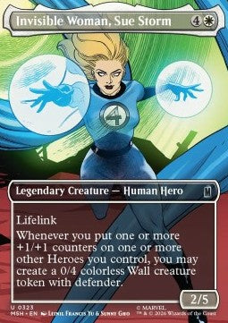 Invisible Woman, Sue Storm XMSH-323 Uncommon Englisch
