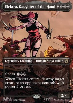 Elektra, Daughter of the Hand (V.1) XMSH-326 Rare Englisch