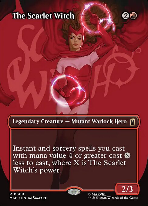 The Scarlet Witch XMSH-368 Rare Englisch