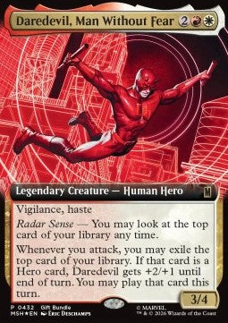 Daredevil, Man Without Fear PMSH-432 Rare Englisch