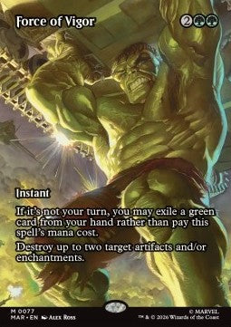 Force of Vigor MAR-77 Mythic Englisch