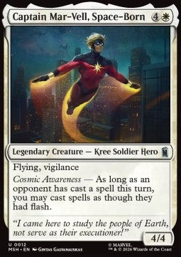 Captain Mar-Vell, Space-Born MSH-12 Uncommon Deutsch