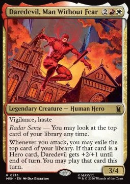 Daredevil, Man Without Fear MSH-213 Rare Englisch