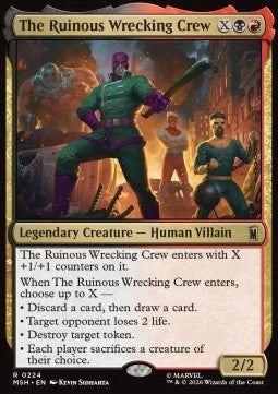 The Ruinous Wrecking Crew MSH-224 Rare Englisch
